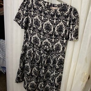 Black and white dress